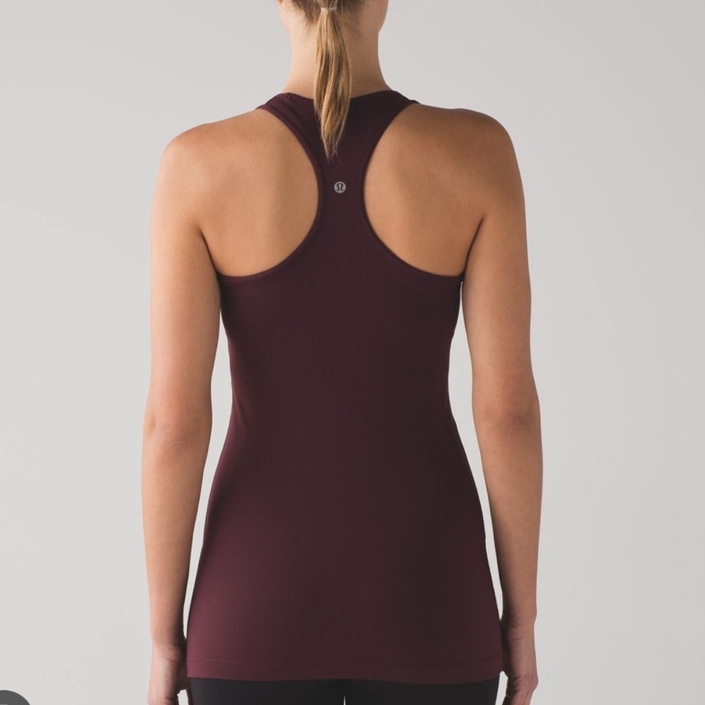 Cool razorback Lululemon tank top Bordeaux